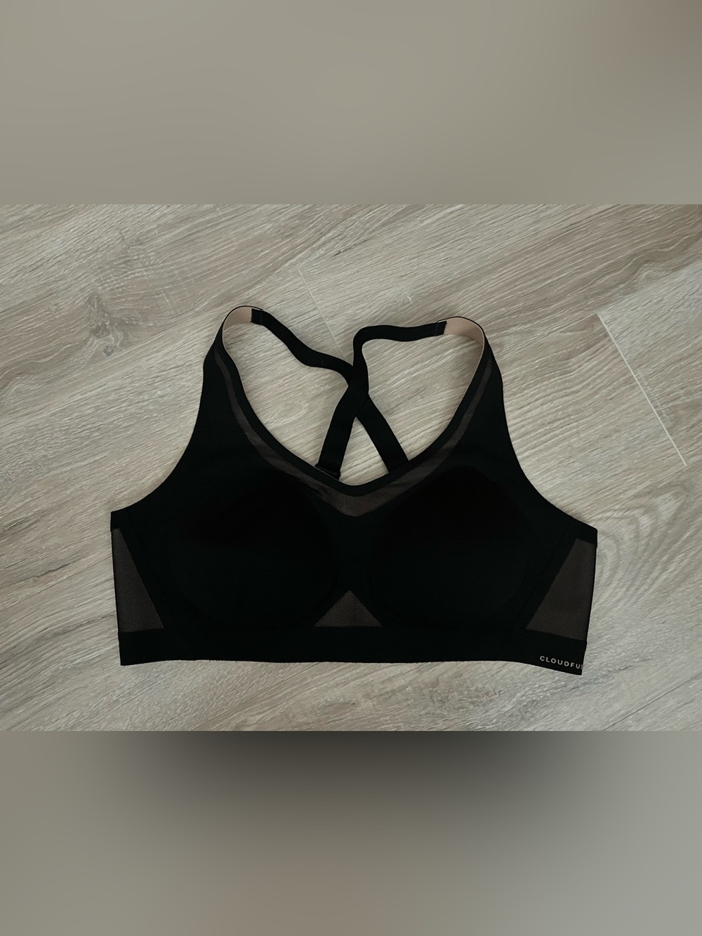 Honeylove Women’s CrossFlex Activity Bra Runaway Black -Size Medium
